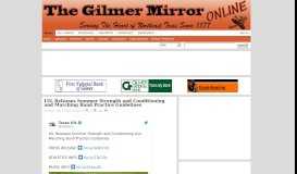 
							         Pine Tree ISD Online Registration Opens ... - The Gilmer Mirror								  
							    