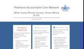 
							         Pinehurst Accountable Care Network								  
							    