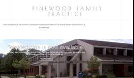 
							         Pinewood Family Practice | Richard P. Walsh M.D. | Home Page								  
							    