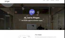 
							         Pinger: Developer of Sideline and Textfree								  
							    