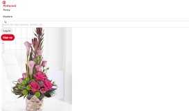 
							         Pink Rose and Calla Lily Arrangement - Interflora | Bouquets | Modern ...								  
							    