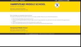 
							         Pinkerton Online Parent Portal Access Info - Hampstead Middle School								  
							    