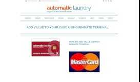 
							         PINMATE ADD VALUE TERMINAL | Automatic Laundry								  
							    