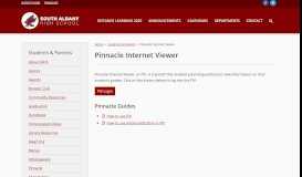 
							         Pinnacle Internet Viewer - South Albany High School								  
							    