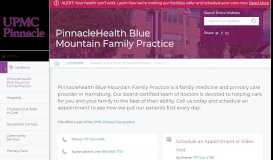 
							         PinnacleHealth Blue Mountain Family Practice | Find a Location ...								  
							    