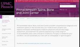 
							         PinnacleHealth Spine, Bone and Joint Center | Find a Location ...								  
							    