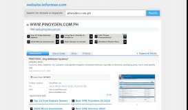 
							         pinoyden.com.ph at WI. PINOYDEN - Get free internet, VPN ...								  
							    
