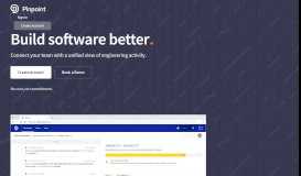 
							         Pinpoint: Engineering Performance Management Software								  
							    