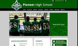 
							         Pioneer High School								  
							    