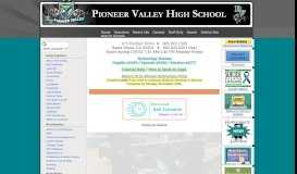 
							         Pioneer Valley High School								  
							    