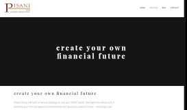 
							         PISANI | Create your own financial future - Pisani Group Accountants								  
							    