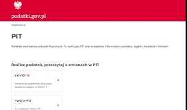 
							         PIT - Portal Podatkowy								  
							    