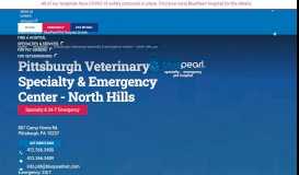 
							         Pittsburgh Veterinary Specialty & Emergency Center | A BluePearl Pet ...								  
							    