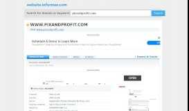 
							         pixandprofit.com at Website Informer. Visit Pixandprofit.								  
							    