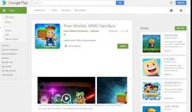 
							         Pixel Worlds: MMO Sandbox - Apps on Google Play								  
							    