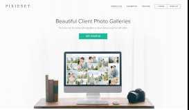 
							         Pixieset - Client photo gallery for modern photographers.								  
							    