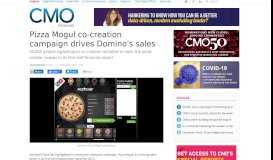 
							         Pizza Mogul co-creation campaign drives Domino's sales - CMO ...								  
							    