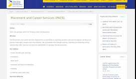 
							         Placement and Career Services (PACS). - USIU-Africa Website								  
							    