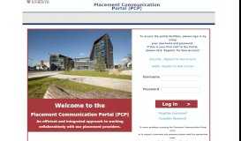 
							         Placement Communication Portal (PCP)								  
							    