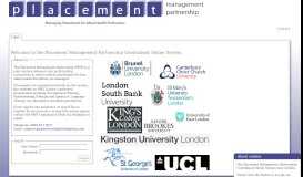 
							         Placement Management Partnership Centralised Online System								  
							    