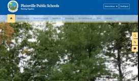 
							         Plainville Public Schools / Overview								  
							    