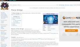 
							         Planar Bridge - MTG Wiki								  
							    