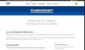 
							         Planauskunft - LSW Netz								  
							    