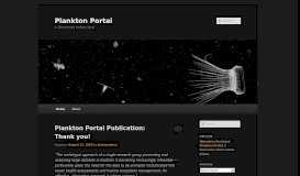 
							         Plankton Portal | A Zooniverse project blog								  
							    