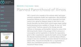 
							         Planned Parenthood of Illinois - The Chicago Community Trust								  
							    