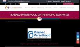 
							         Planned Parenthood of the Pacific Southwest | Health Center Partners ...								  
							    