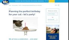 
							         Planning a birthday for your Cat (with Birthday Cake Recipe)								  
							    