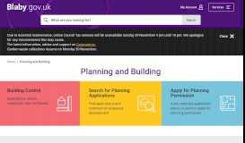
							         Planning and Building – Blaby District Council								  
							    