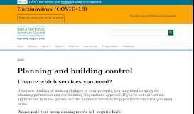 
							         Planning and Building Control | Bathnes								  
							    