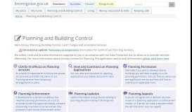 
							         Planning and Building Control - bromsgrove.gov.uk								  
							    