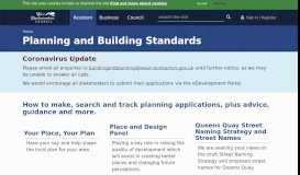 
							         Planning and Building Standards | West Dunbartonshire Council								  
							    
