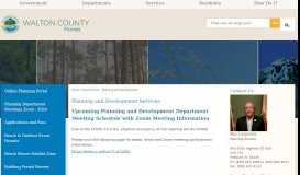 
							         Planning and Development Services | Walton County, FL - Home Page								  
							    