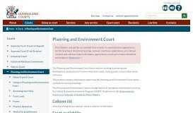 
							         Planning and Environment Court | Queensland Courts								  
							    