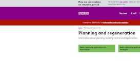
							         Planning and regeneration - London Borough of Croydon								  
							    