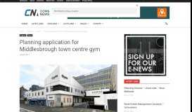 
							         Planning application for Middlesbrough town centre gym | Commercial ...								  
							    