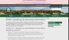 
							         Planning application petitions and speaking at Planning Committee ...								  
							    