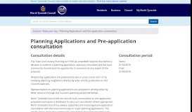 
							         Planning Applications and Pre-application consultation | North ...								  
							    