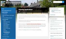 
							         Planning Applications | Biddenham Parish Council								  
							    