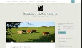 
							         Planning Applications – Boxted Village Website								  
							    