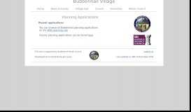 
							         Planning Applications - Bubbenhall Village in Warwickshire								  
							    