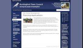 
							         Planning Applications | Buntingford Town Council								  
							    