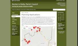 
							         Planning Applications | Burton & Dalby Parish Council								  
							    