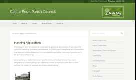 
							         Planning Applications – Castle Eden Parish Council								  
							    