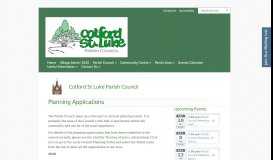 
							         Planning Applications - Cotford St Luke Parish Council								  
							    