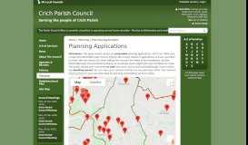 
							         Planning Applications | Crich Parish Council								  
							    