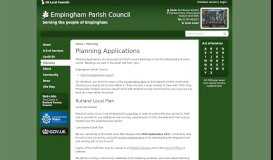 
							         Planning Applications | Empingham Parish Council								  
							    